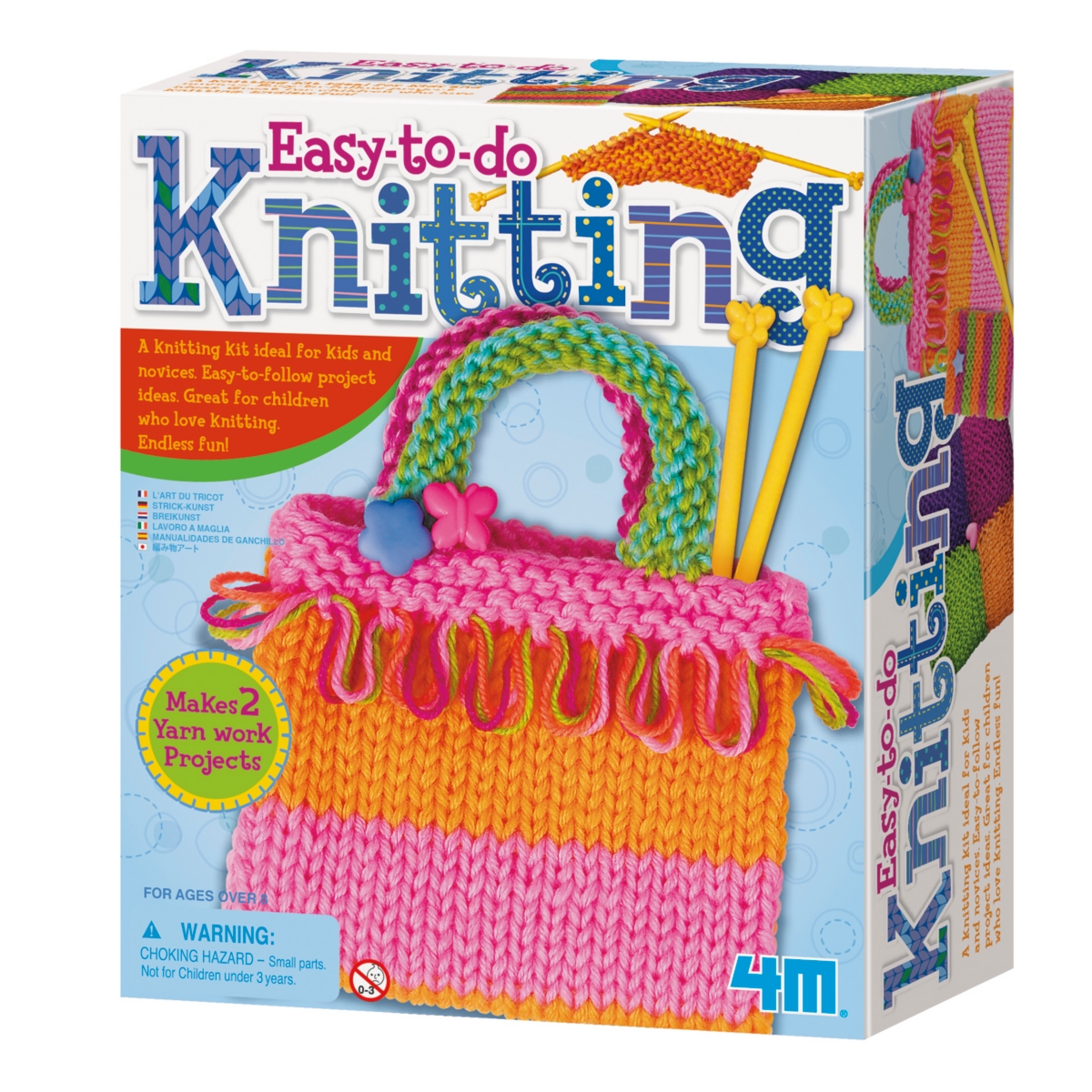 4m Easy To Do Knitting Kit In Multi