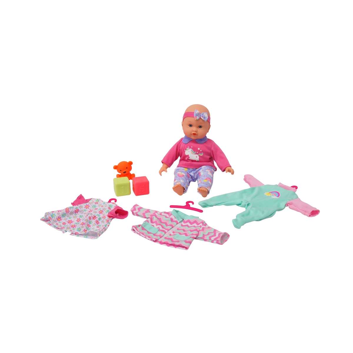 Shop Redbox Dream Collection 14 Inch My Lil Wardrobe Baby Doll Set In Multi