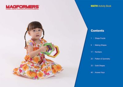 Redbox Magformers Math Activity Book