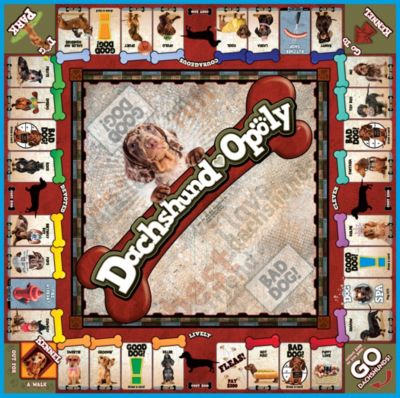 MasterPieces Puzzles Late for the Sky Dachshund-Opoly
