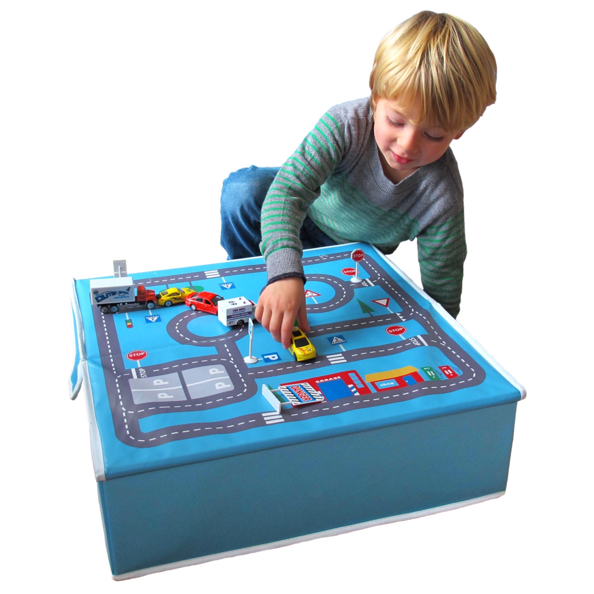 Shop Fun2give Pop It Up Garage With Road Playmat And Storage In Multi