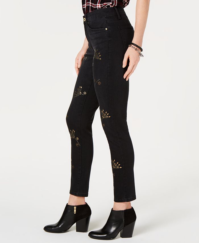Tommy Hilfiger Tribeca Embellished Skinny Jeans, Created for Macy's ...