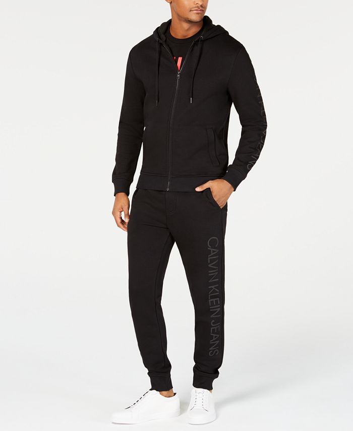 Calvin Klein Jeans Men's Reflective Logo Track Suit & Reviews - Men's  Brands - Men - Macy's
