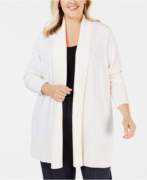 Charter Club Plus Size Cardigan Sweater Created For Macys And Reviews Women Macys 