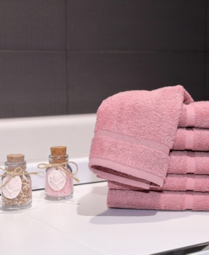 Linum Home Denzi 6-pc. Washcloth Set Bedding In Pink