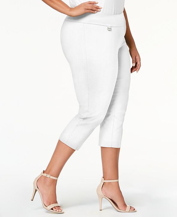 alfani capri pants plus size