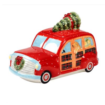 Certified International - Home for Christmas 3-D Truck Cookie Jar