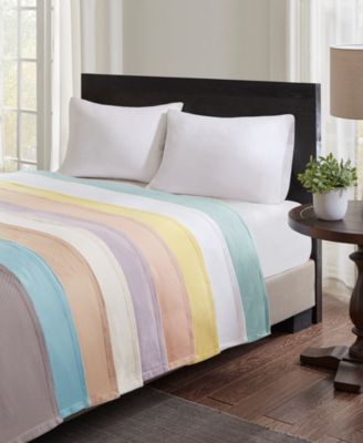 Madison Park Liquid Cotton Blanket King Bedding