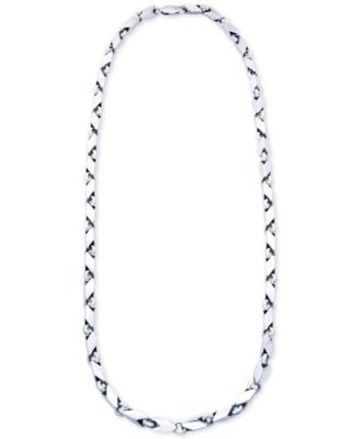 Macy's - Men's Polished Link 24" Chain Necklace in Sterling Silver