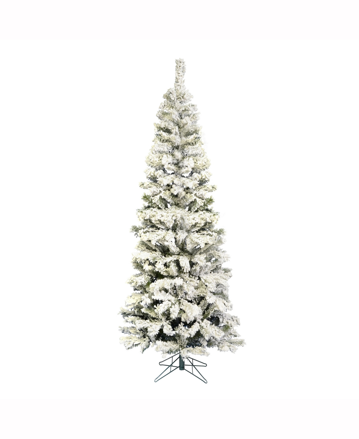 5.5 ft Flocked Pacific Artificial Christmas Tree Unlit