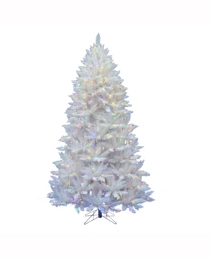 Vickerman 75 ft Sparkle White Spruce Artificial Christmas Tree With 750 Multi-Colored Led Lights