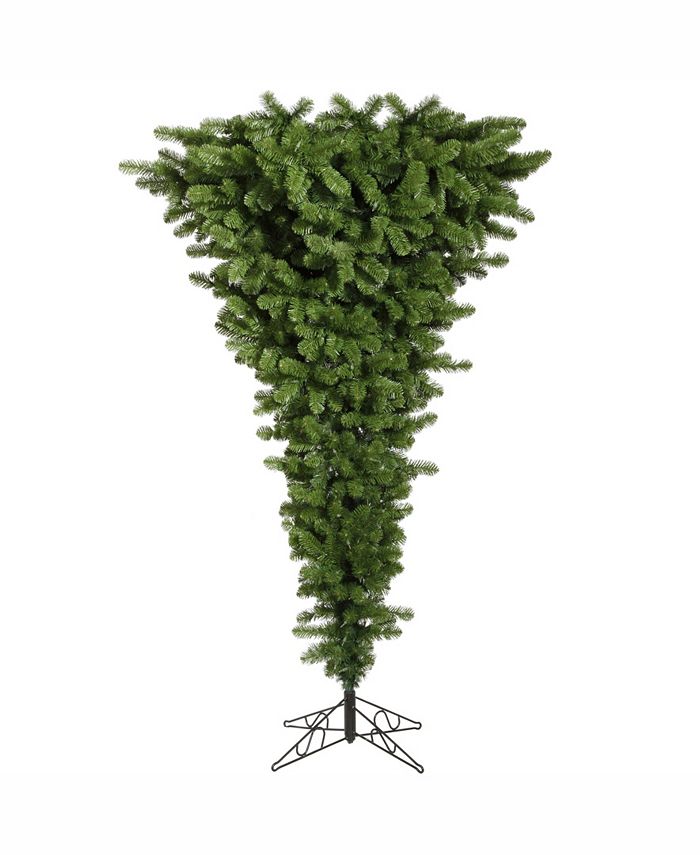 Vickerman 5.5 ft Green Upside Down Artificial Christmas Tree With 250