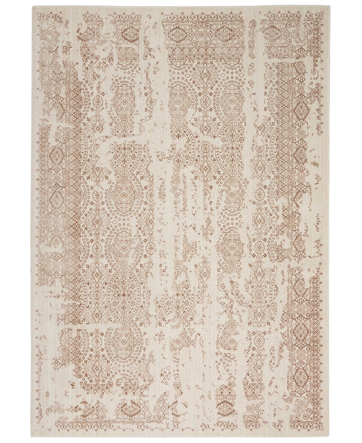 kathy ireland Home KI34 Silver Screen KI344 5'3in x 7'3in Area Rug - Tan/Beige