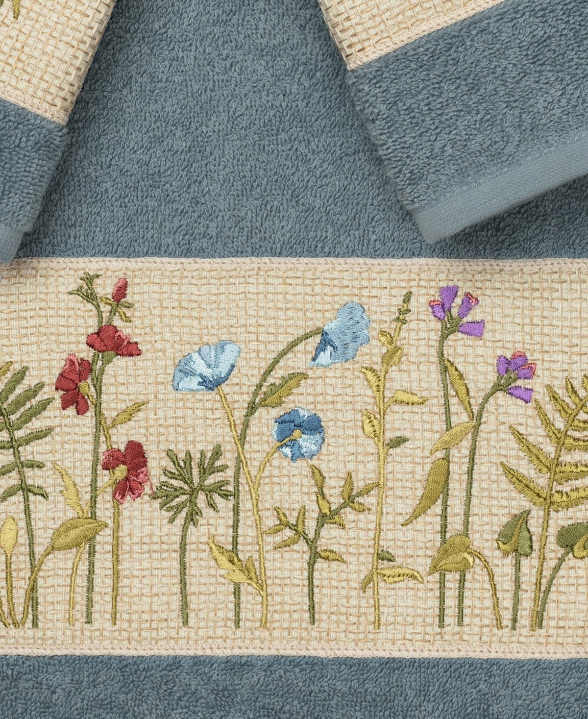 Linum Home Serenity 3-pc. Embellished Towel Set Bedding
