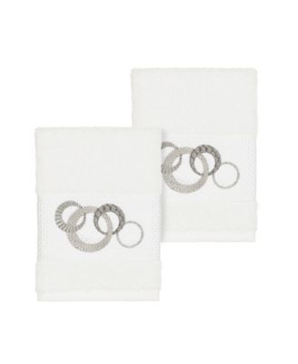 Annabelle 2-Pc. Embellished Washcloth Set