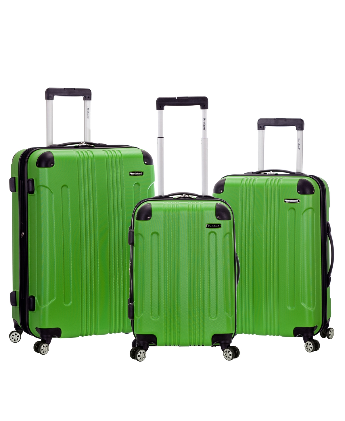 Sonic 3-Pc. Hardside Luggage Set - Green