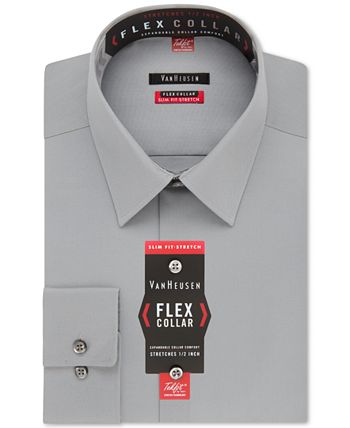 Van Heusen - Men's Slim-Fit Flex Collar Stretch Solid Dress Shirt
