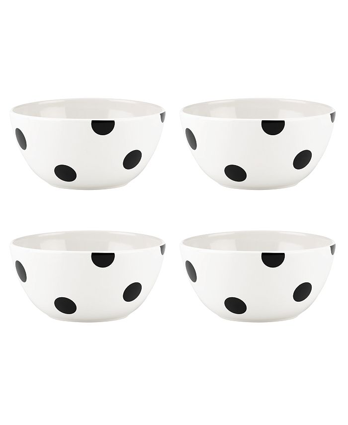 Kate Spade new york Deco Dot Set of 4 Appetizer Bowls Macy's