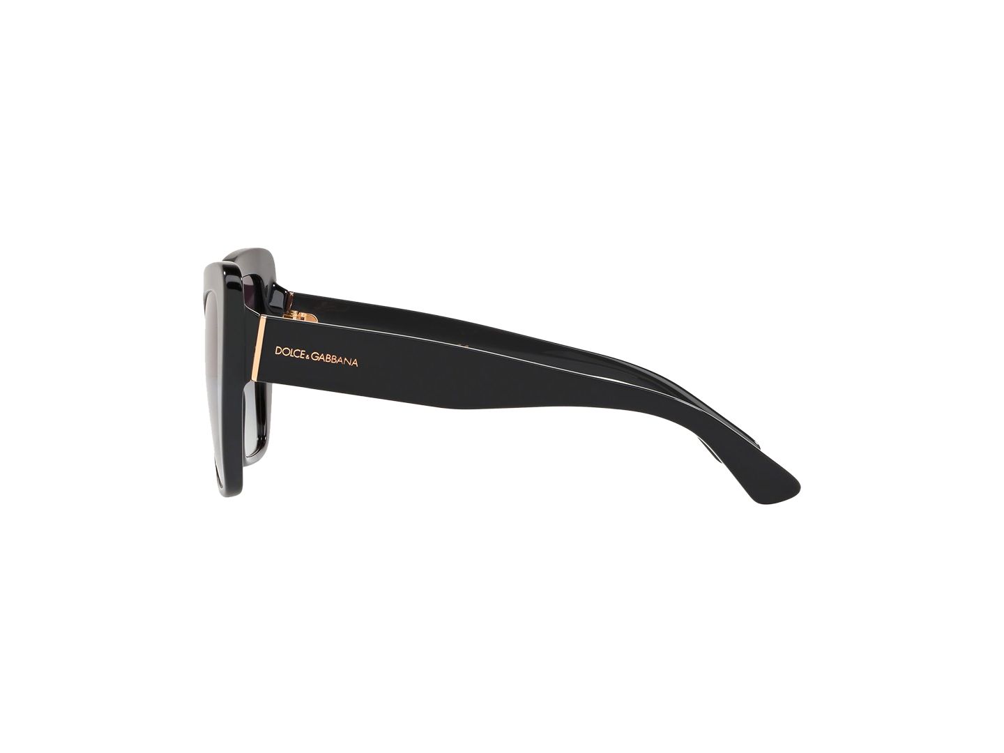 Женские солнцезащитные очки Dolce&Gabbana Sunglasses, DG4348, цвет: Чёрный / Серый градиентный — фото 6