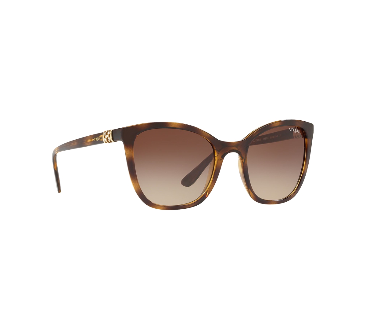 Vogue Eyewear Sunglasses, Vo5243sb 53 In Dark Havana,brown Gradient
