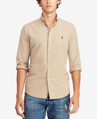 tan ralph lauren shirt