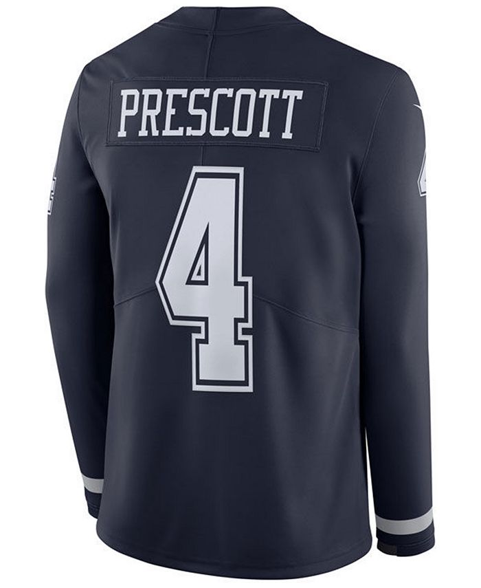 Nike Men's Dak Prescott Dallas Cowboys Therma Jersey - Macy's