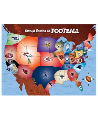 MasterPieces Puzzles MasterPieces Puzzle Company NFL 500 Piece Map Puzzle