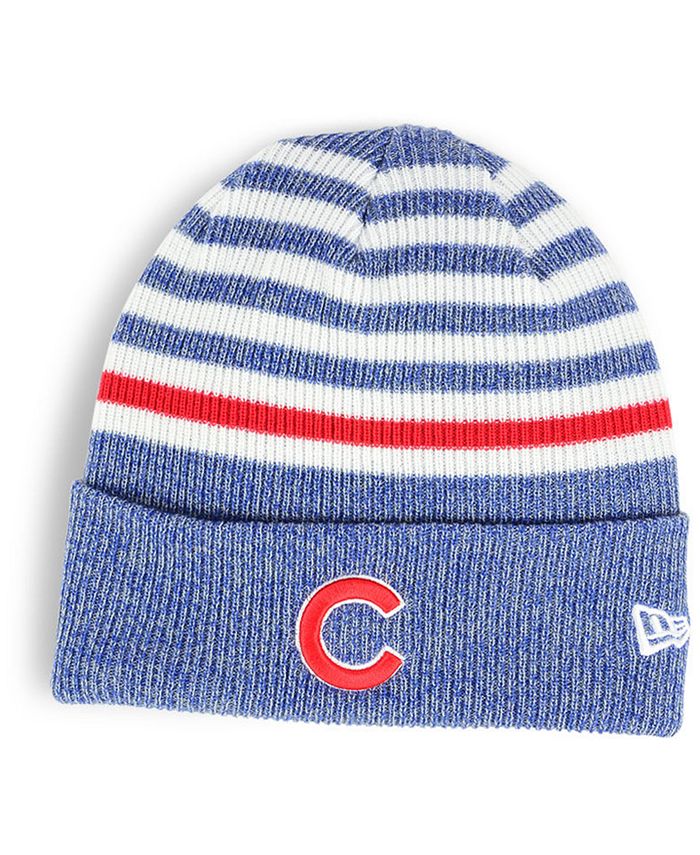 New Era Chicago Cubs Striped Cuff Knit Hat Macy's
