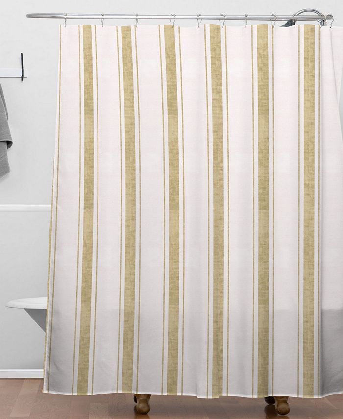 Deny Designs Holli Zollinger Aegean Jute Stripe Shower Curtain Macy's