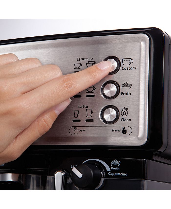 Mr. Coffee Cafe Barista Premium Espresso & Cappuccino System, Silver