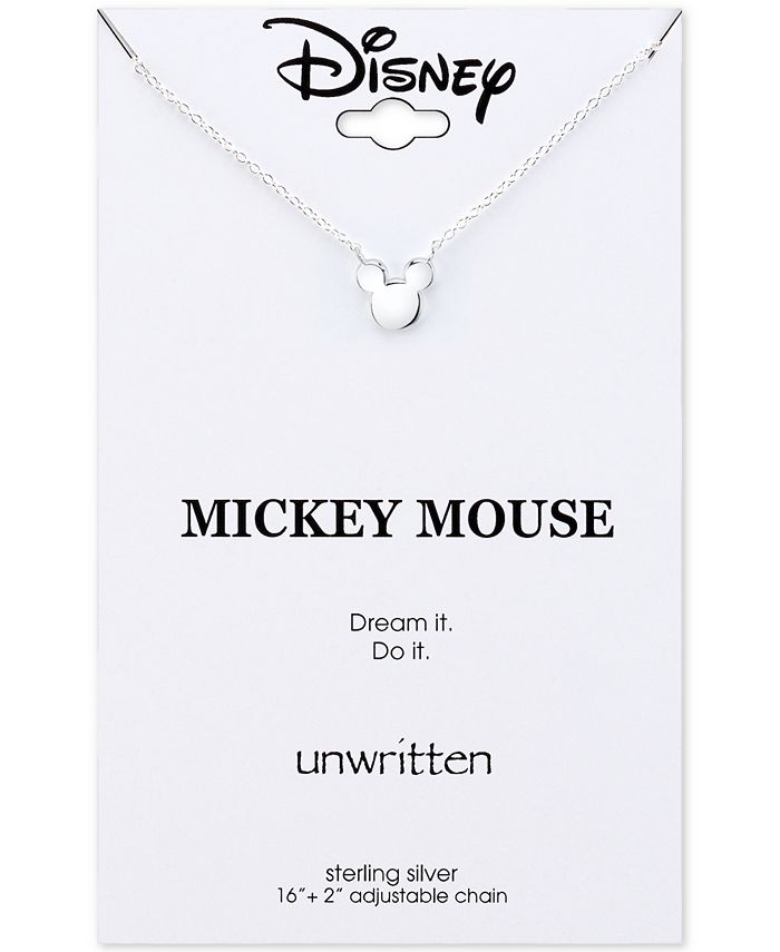 Mickey mouse new arrivals head necklace