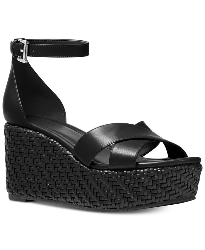 Michael Kors Desiree Wedge Sandals - Macy's