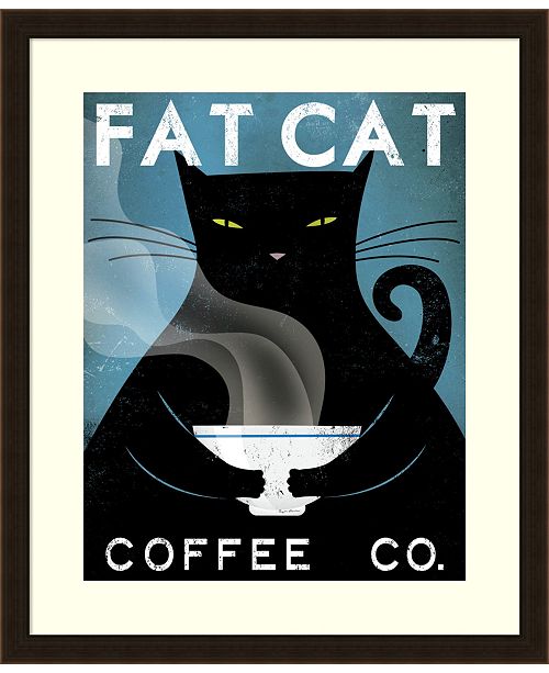 Amanti Art Cat Coffee Framed Art Print Reviews Home Macy S