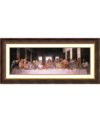 Amanti Art - The Last Supper (Detail) 45x21 Framed Art Print
