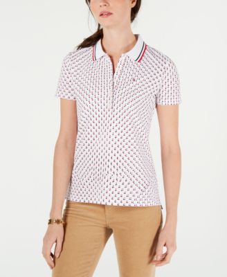 Tommy Hilfiger - Star-Print Polo Top