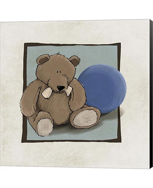 Metaverse Teddy Bear And Ball By Graphinc Canvas Art Reviews