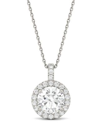 charles and colvard diamond necklace