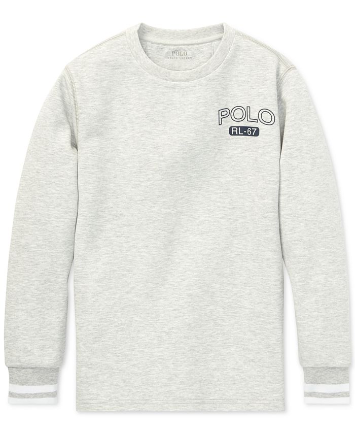 Polo Ralph Lauren Big Boys Double-Knit Graphic T-Shirt - Macy's