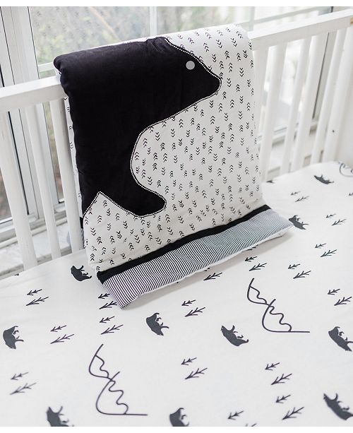 My Baby Sam Little Black Bear 3pc Crib Bedding Set Reviews