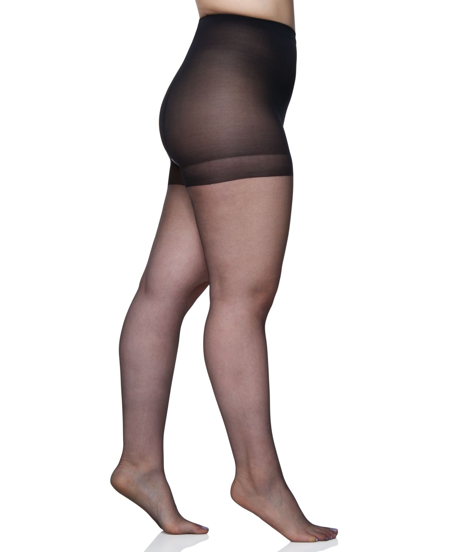 Women's Plus Size Ultra Sheer Control Top Pantyhose, 4411