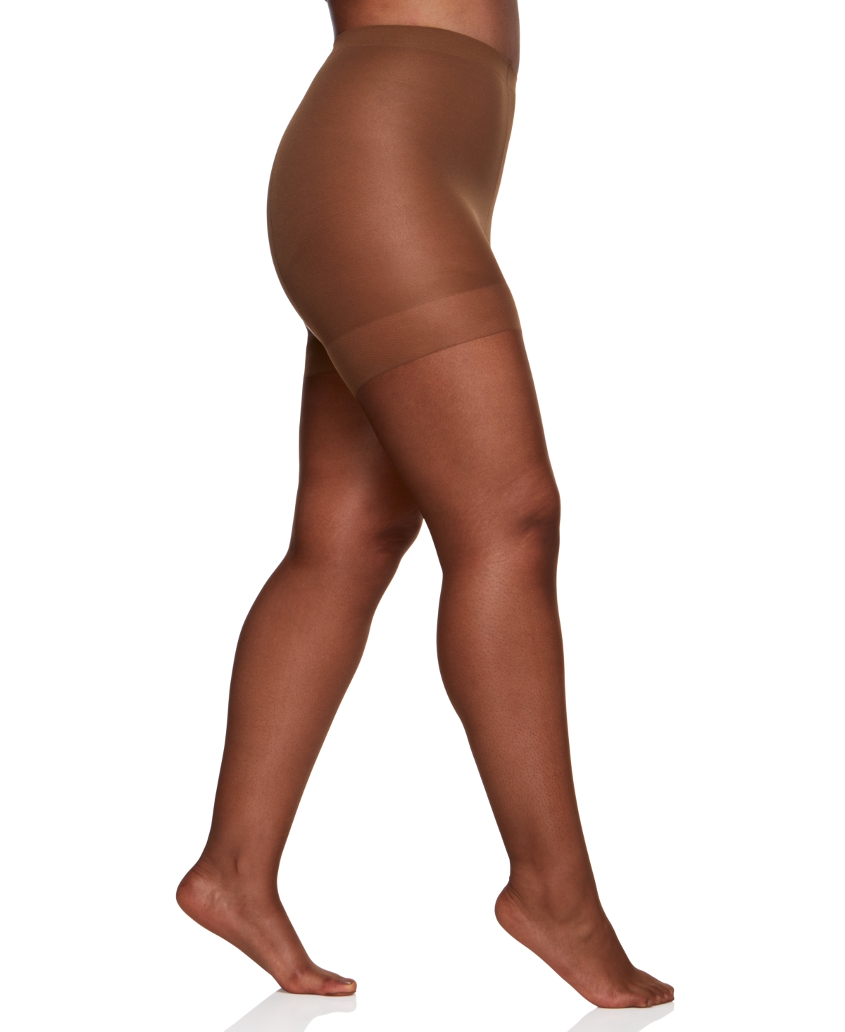 Women's Plus Size Ultra Sheer Control Top Pantyhose, 4411 - French Coffee (Nude 1)