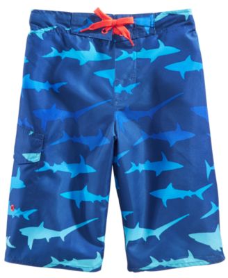 shark swim trunks