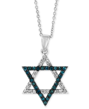 image of Effy Diamond Star of David 18
