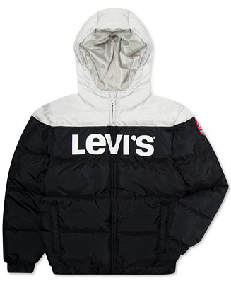 Levi's Big Boys Logo Puffer Jacket - Macy's