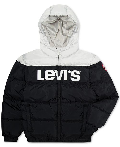  Levi s  Big Boys Logo  Puffer Jacket  Reviews Coats 