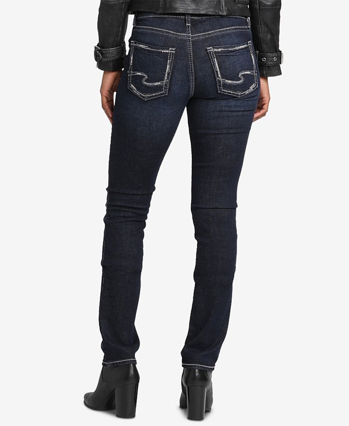 Silver Jeans Co. Elyse Straight Leg Jeans - Macy's
