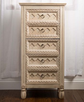 Abby Jewelry Armoire ~ Antique Ivory – Hives and Honey