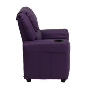 Purple leather recliner chair outlet