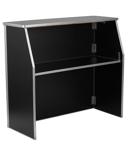 Flash Furniture 4 Black Laminate Foldable Bar Reviews