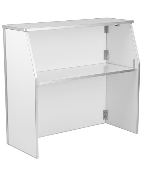 Flash Furniture 4 White Laminate Foldable Bar Reviews